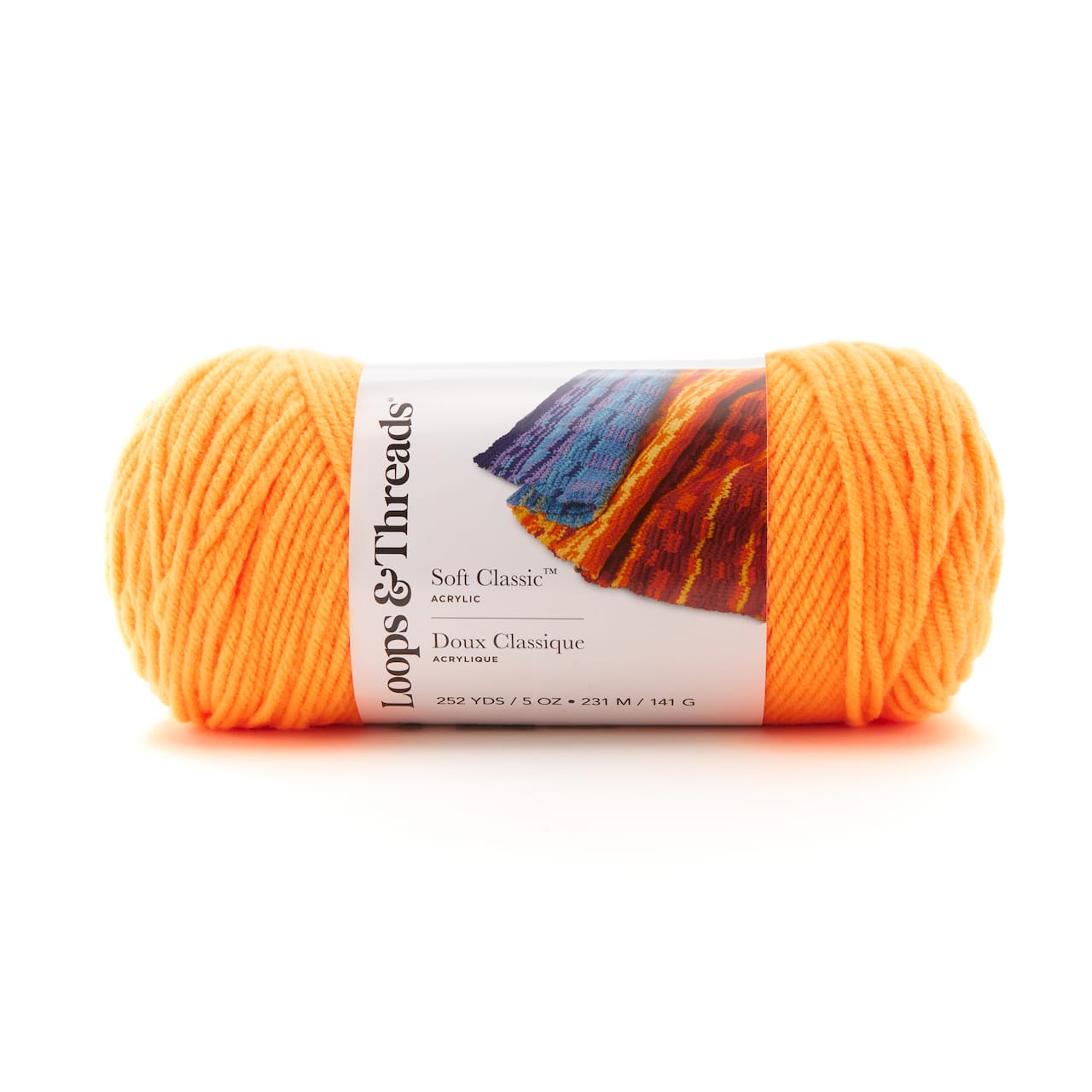 12 Pack: Soft Classic&#x2122; Neon Yarn by Loops &#x26; Threads&#xAE;